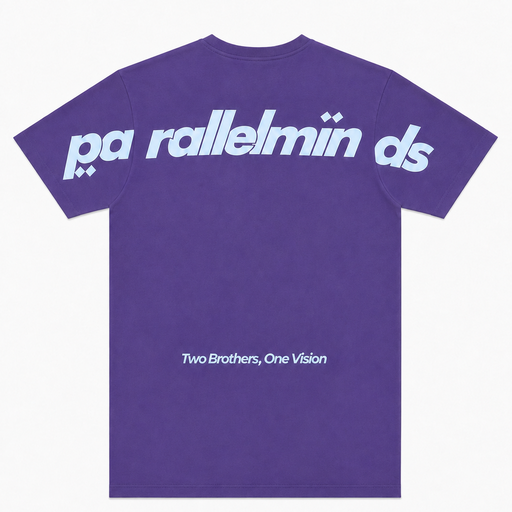 Parallel Arc Tee - Iris Purple