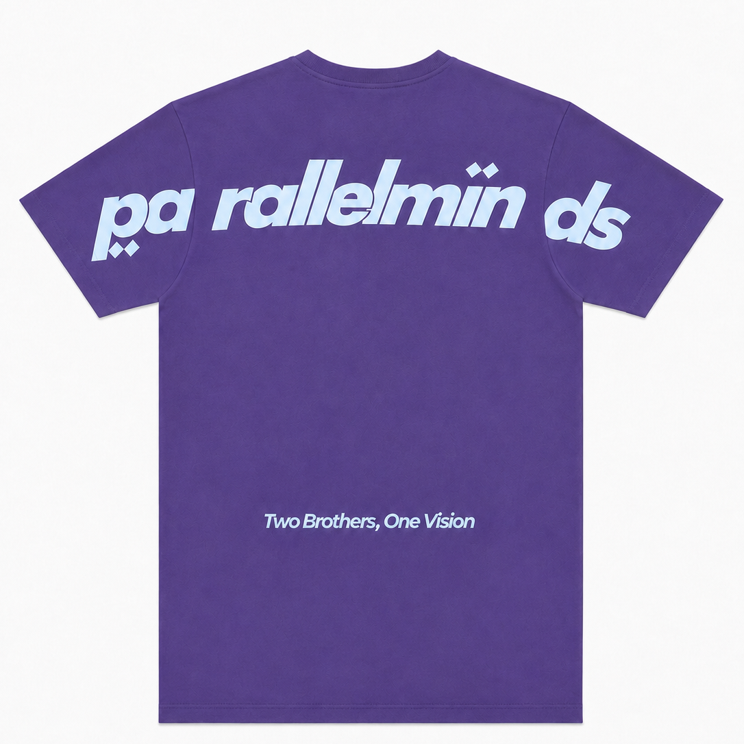 Parallel Arc Tee - Iris Purple