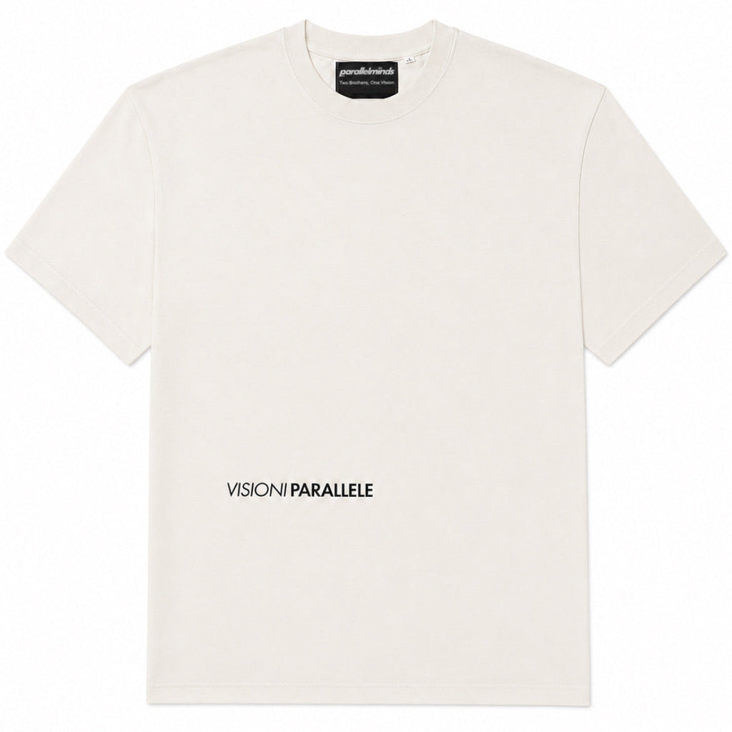 Parallel Arc Tee - Bianco Vintage