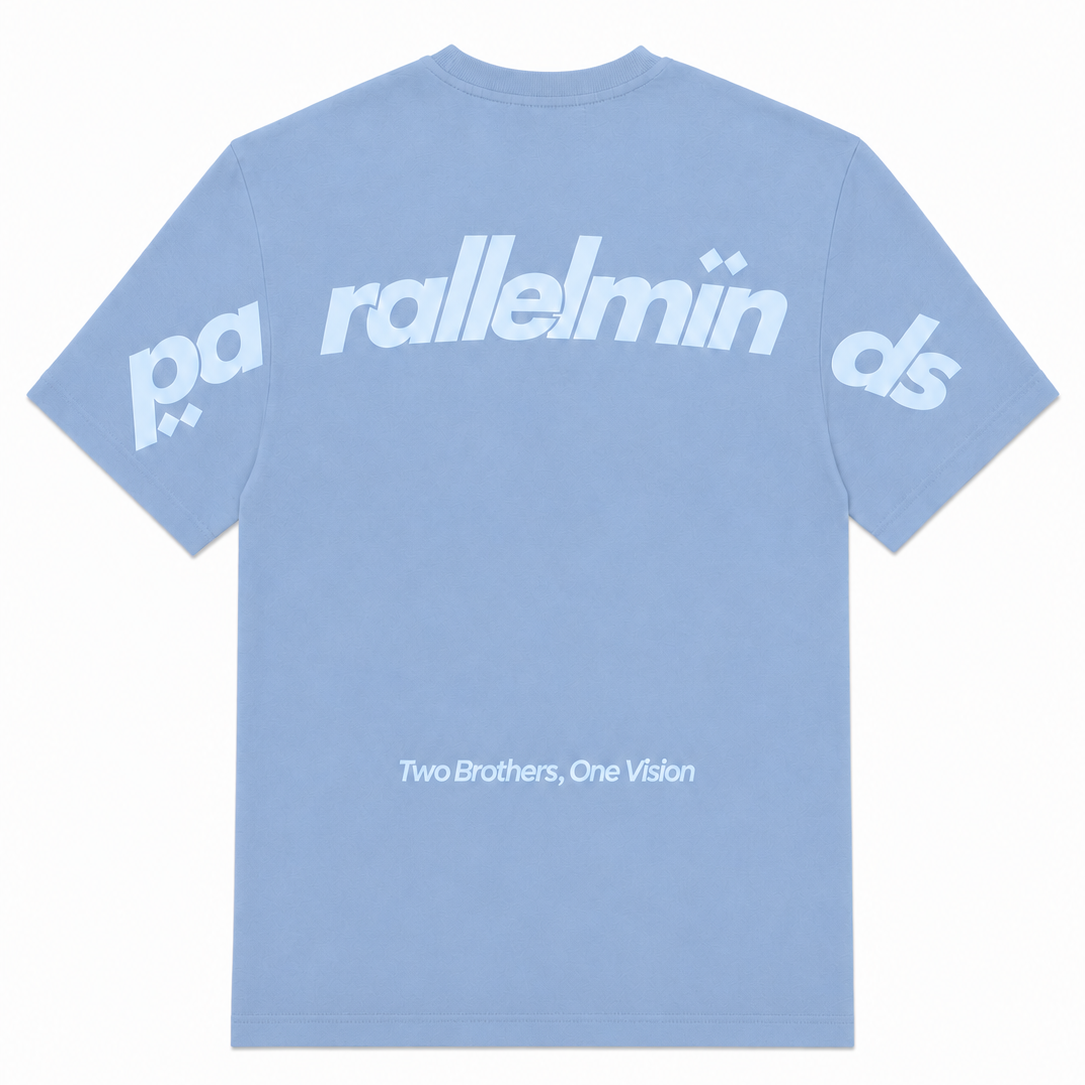 Parallel Arc Tee - Azzurro Zen
