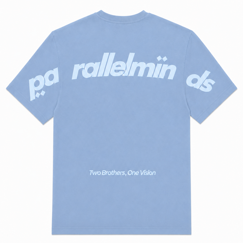 Parallel Arc Tee - Azzurro Zen